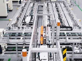 On-site photo of the LCD Backlight aging and inspection line