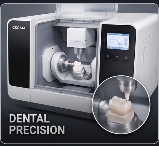 Precision dental milling machine